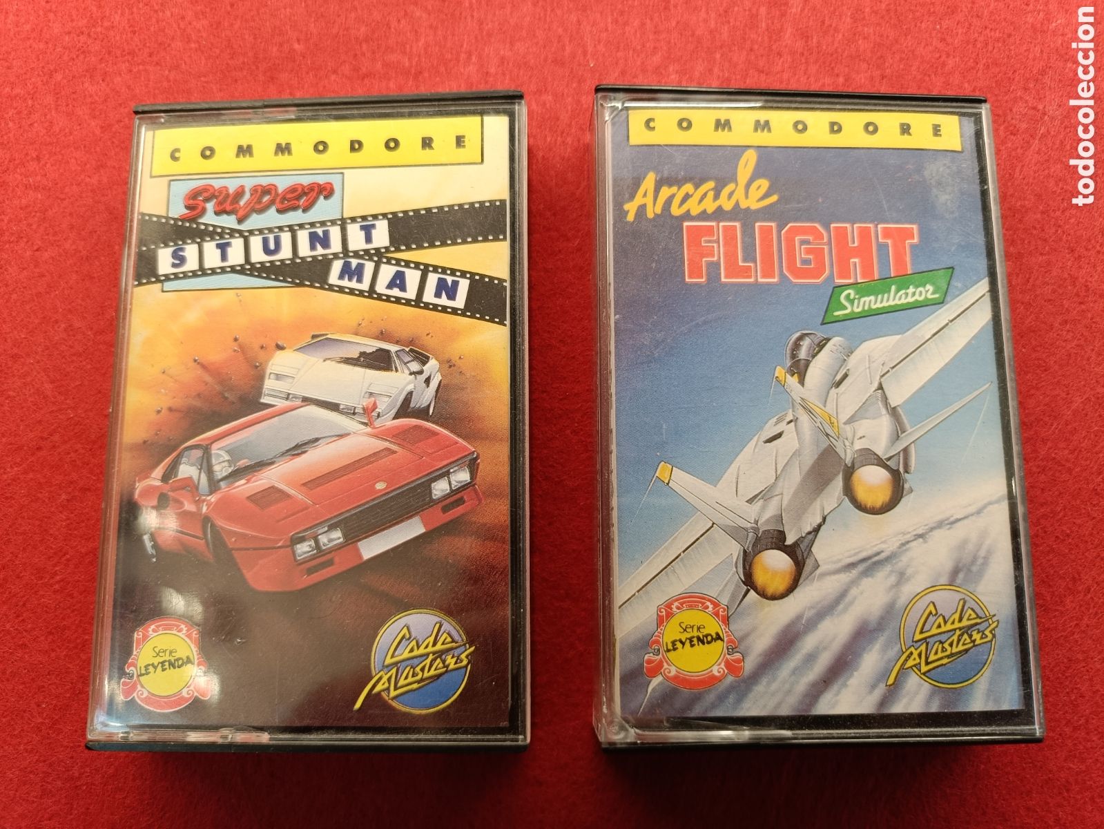 Videojuegos y consolas: COMODORE. SUPER STUNT MAN. ARCADE FLIGHT SIMULATOR. CADE MASTERS - Foto 1