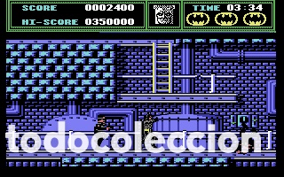 Videojuegos y consolas: Batman - The movie [Ocean Software] [1989] Erbe Software [Commodore 64 / 128 C64 C128] - Foto 6