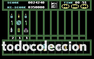 Videojuegos y consolas: Batman - The movie [Ocean Software] [1989] Erbe Software [Commodore 64 / 128 C64 C128] - Foto 10