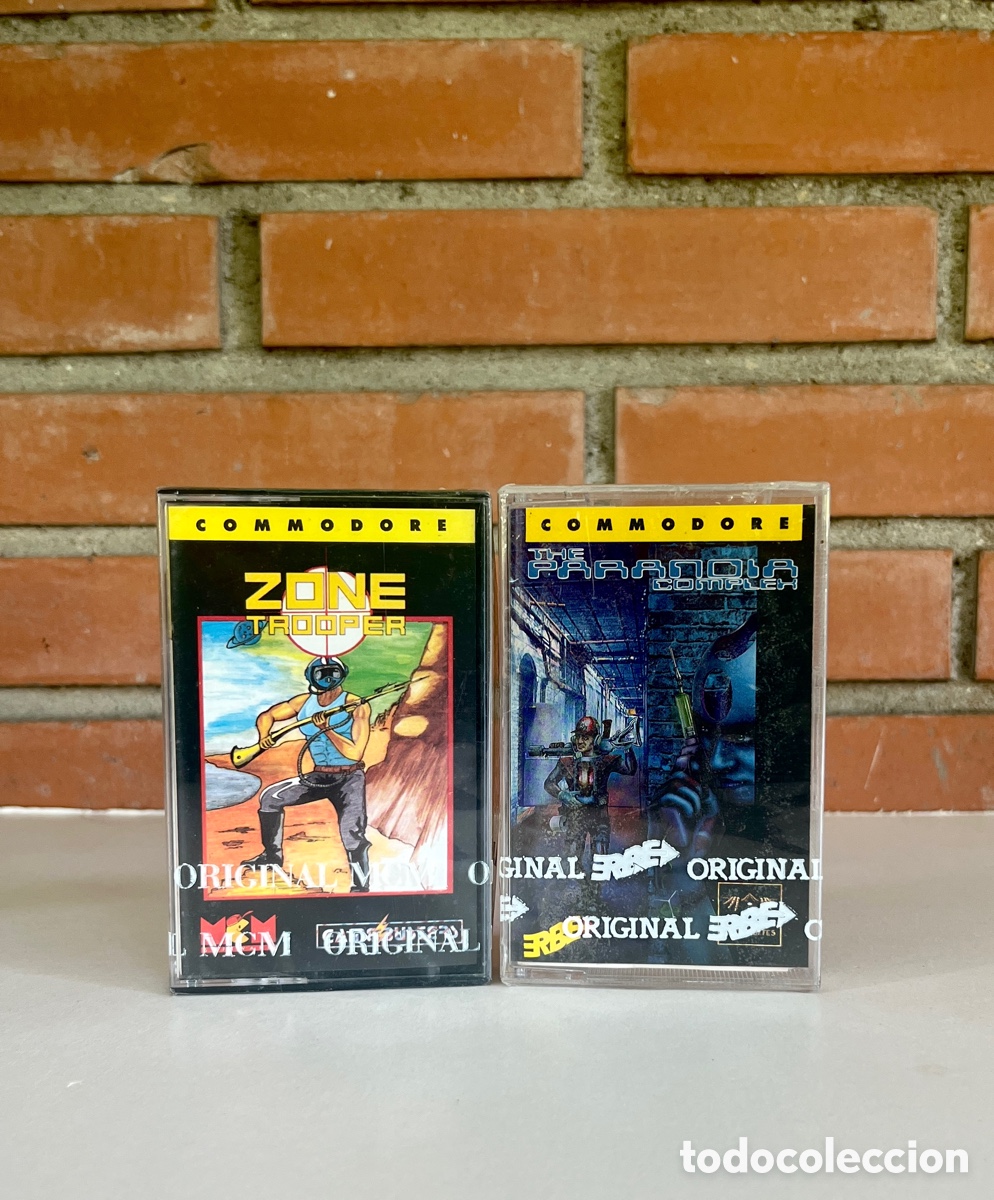 Videojuegos y consolas: Dos Juegos Retro Commodore Paranoia+Zone - Foto 1