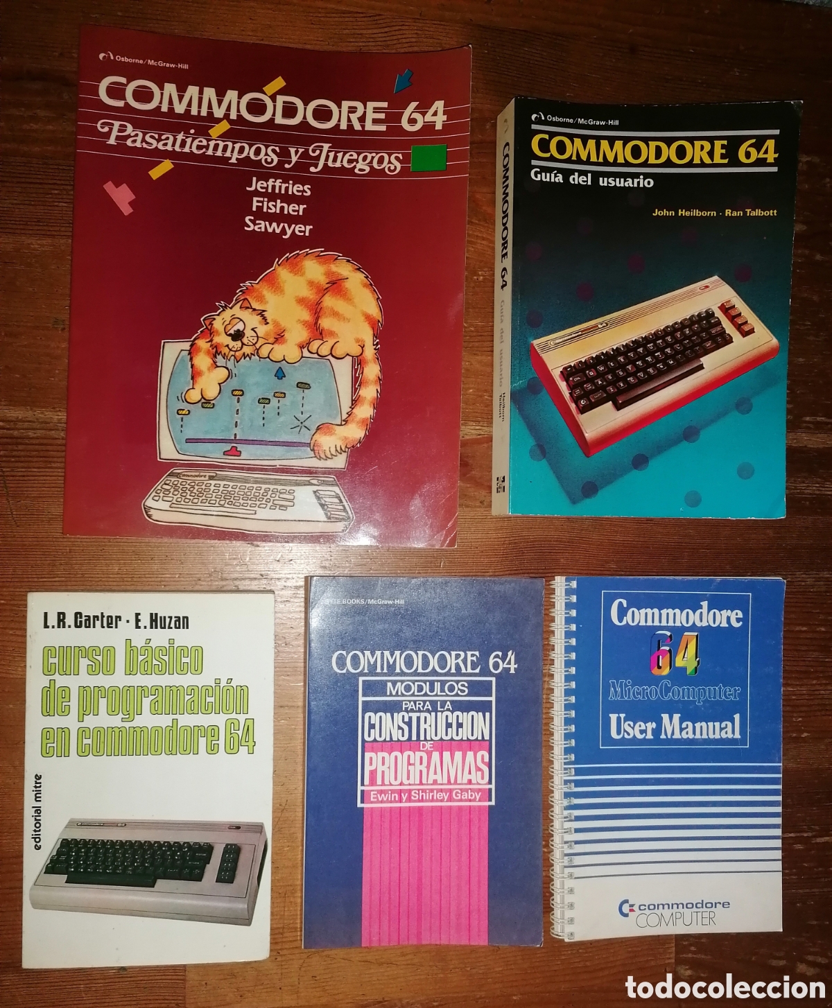 Videojuegos y consolas: Lote de libros COMMODORE 64 - Foto 1