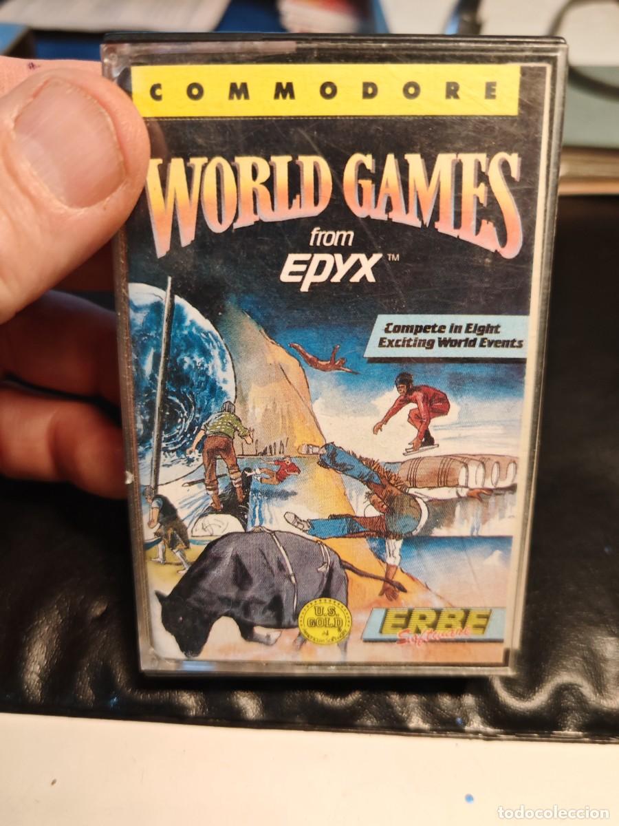 Videojuegos y consolas: Juego casete commodore world games erbe epix - Foto 1