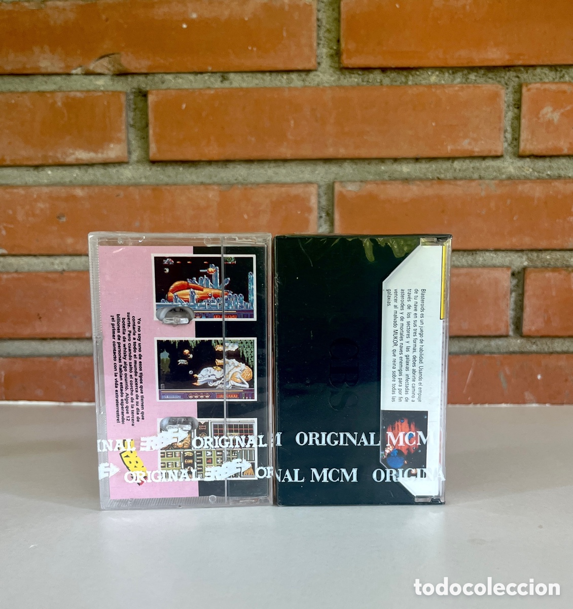 Videojuegos y consolas: X Out + Blasteroids Commodore - Foto 2