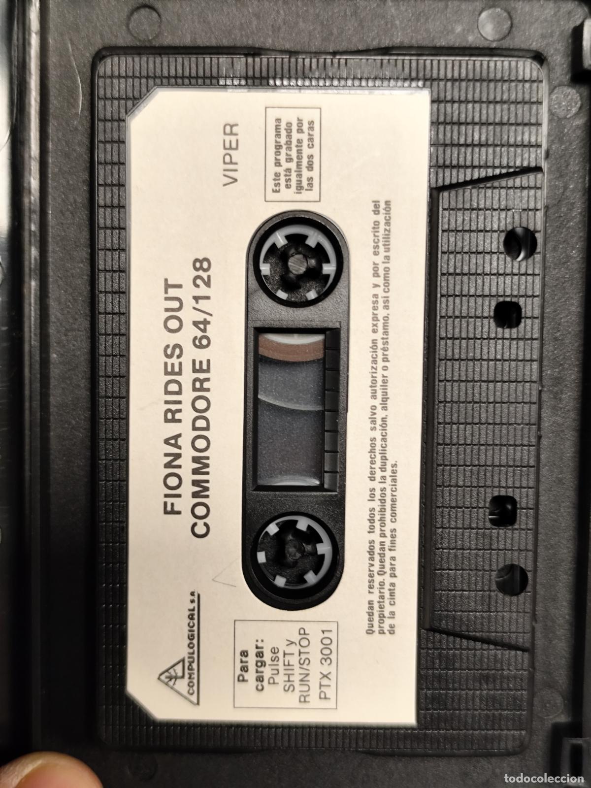 Videojuegos y consolas: FIONA RIDES OUT Cassette Commodore 64 / 128 - SUPER RARO- - Foto 3