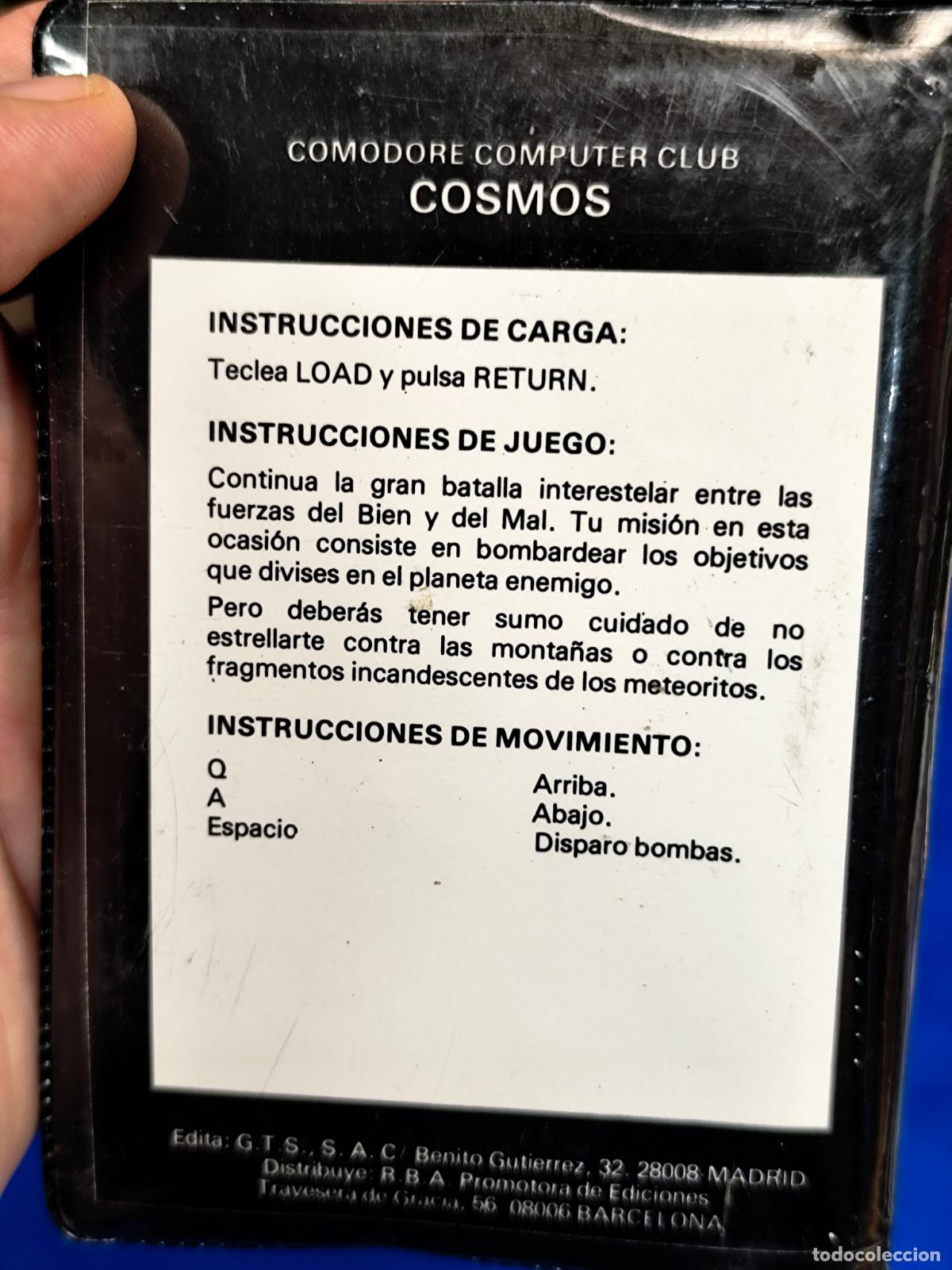 Videojuegos y consolas: Commodore Computer Club Cosmos GTS Commodore 64 C64 Juego - Foto 2