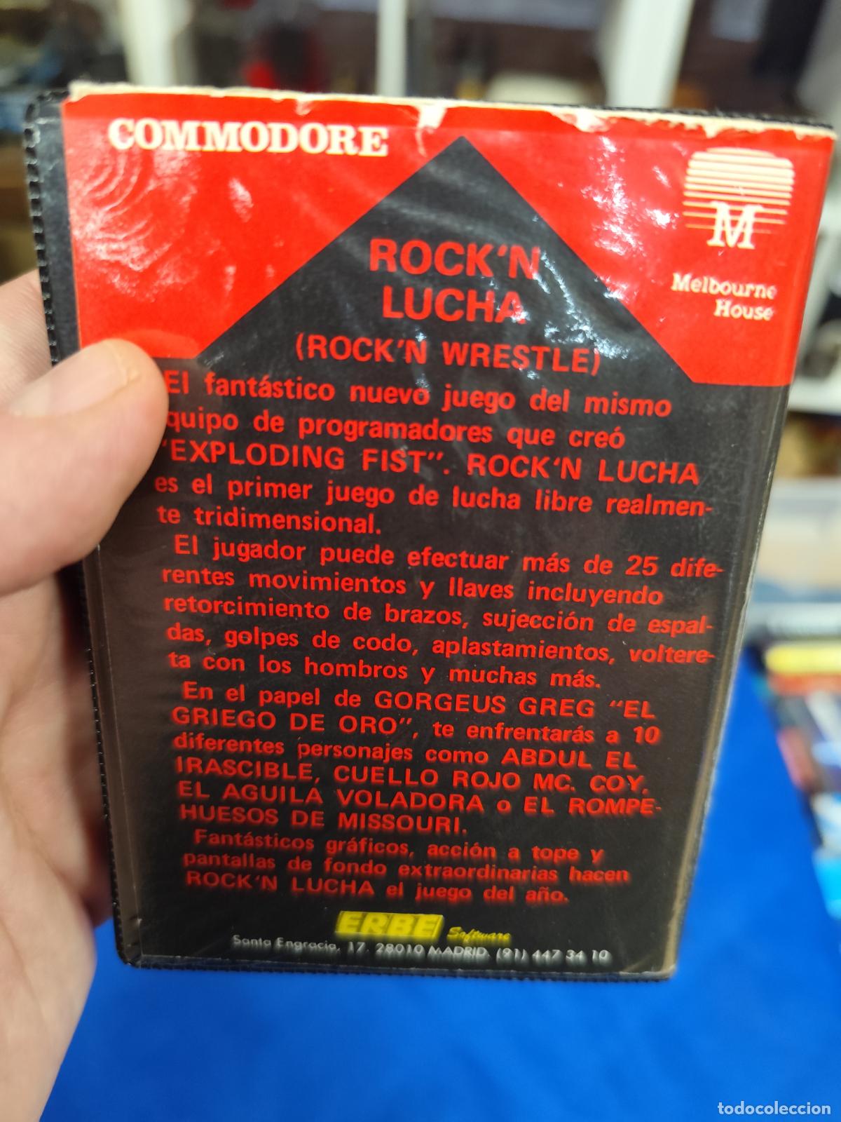Videojuegos y consolas: ROCK N LUCHA COMMODORE 64 - ERBE SOFTWARE 1985 - - Foto 2