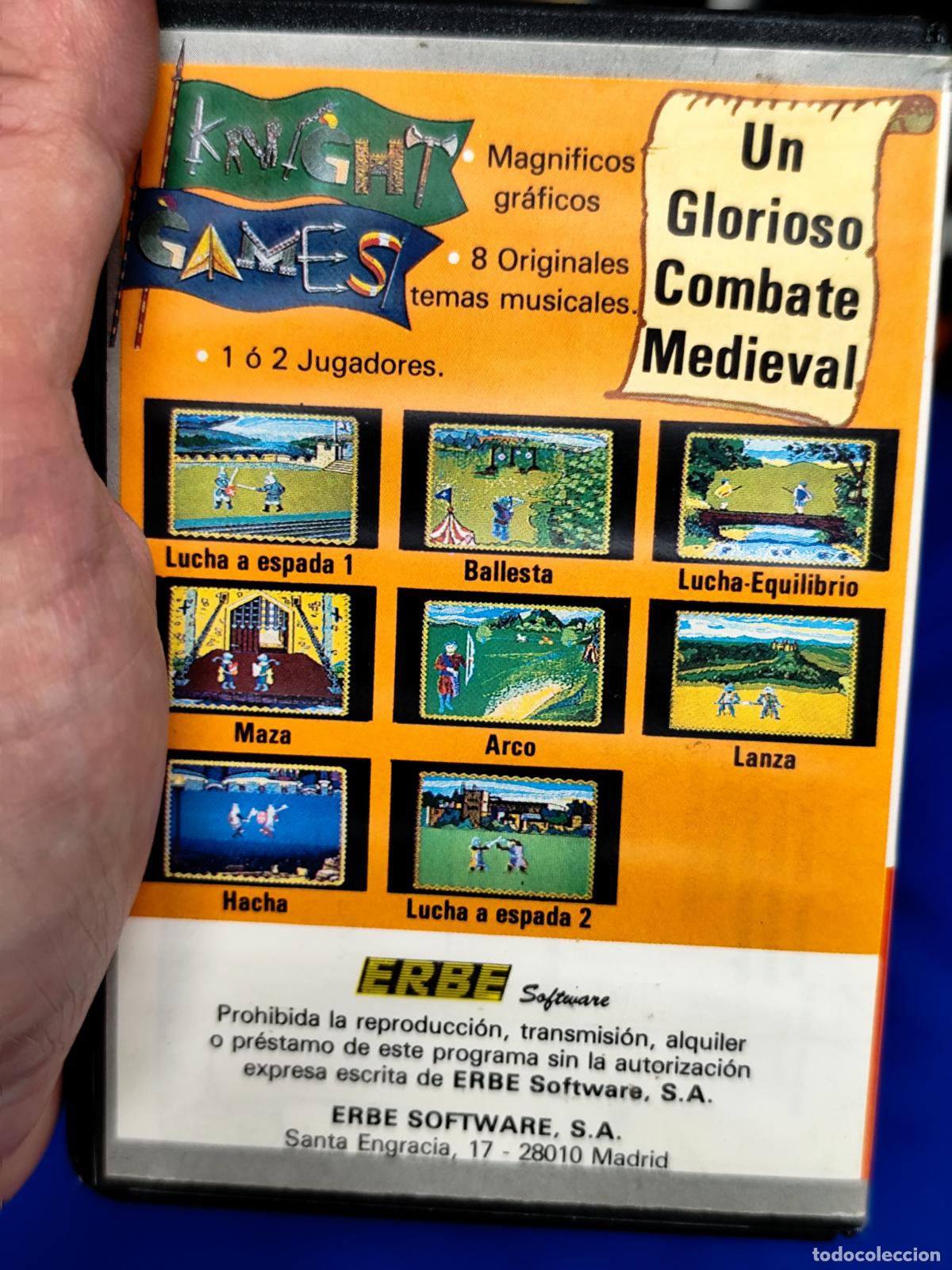 Videojuegos y consolas: KNIGHT GAMES JUEGO COMMODORE C-64 EDICI&Oacute;N ESPA&Ntilde;OLA - Foto 3