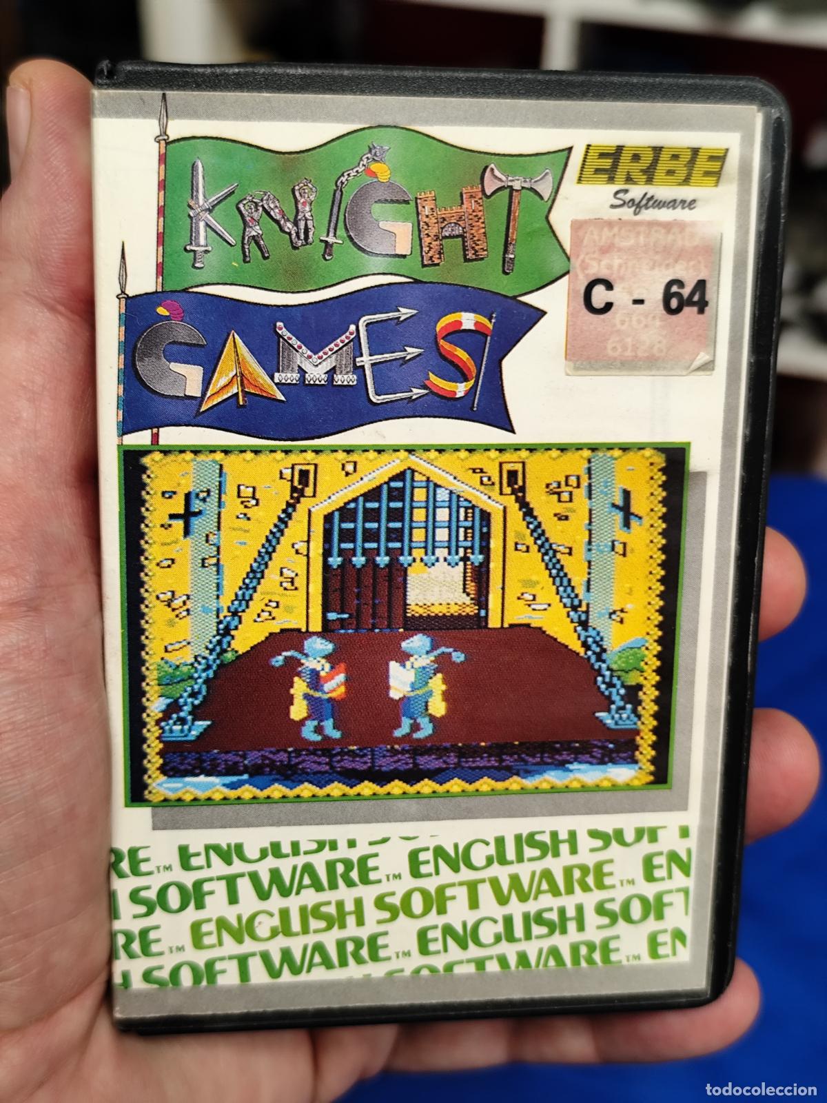 Videojuegos y consolas: KNIGHT GAMES JUEGO COMMODORE C-64 EDICI&Oacute;N ESPA&Ntilde;OLA - Foto 1