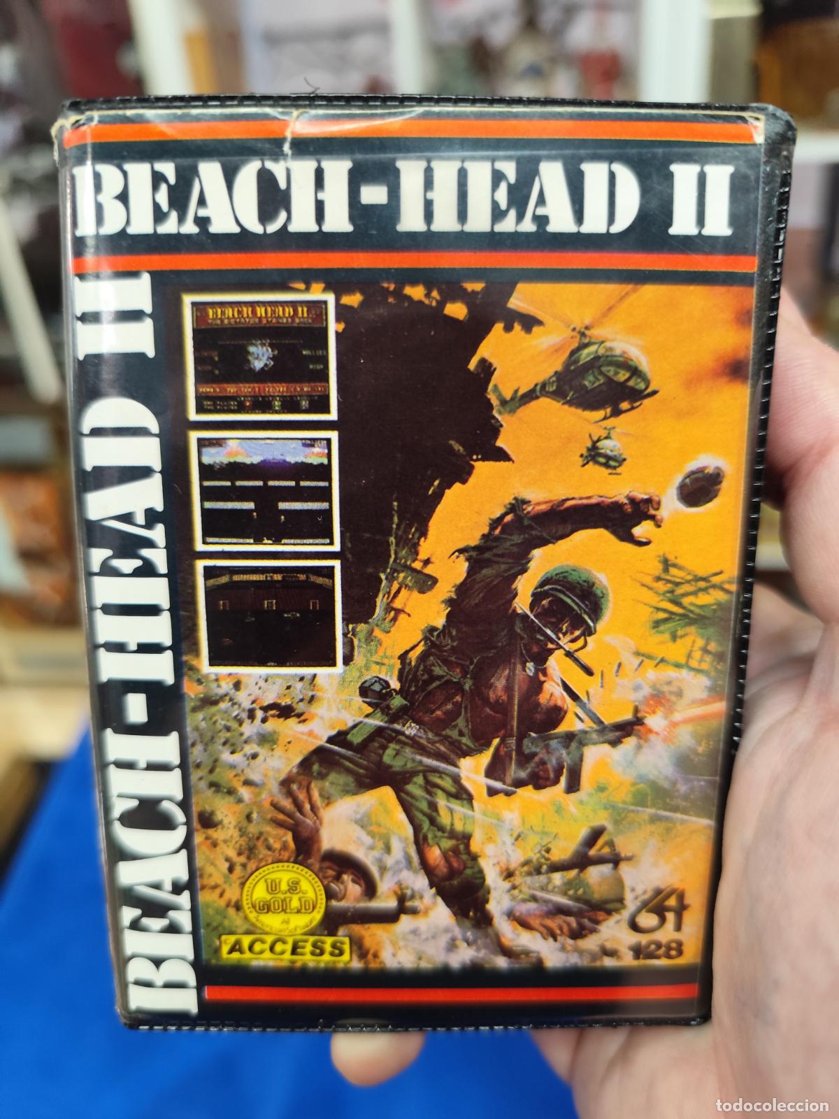 Videojuegos y consolas: JUEGO COMMODORE 64, ESTUCHE RIGIDO, BEACH HEAD II, ERBE SOFTWARE - Foto 1