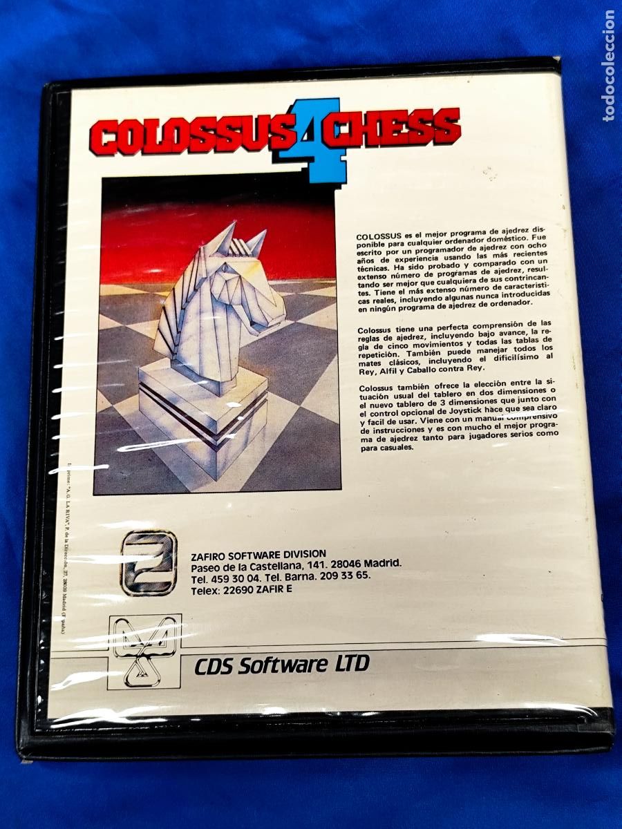 Videojuegos y consolas: juego commodore 64 colossus 4 chess - Foto 2