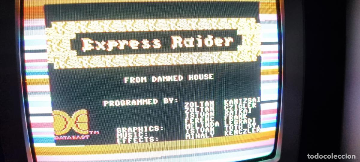 Videojuegos y consolas: Express Raider - Commodore 64, ERBE, U.S Gold, Dataeast, 1987 (Funcionando) - Foto 4