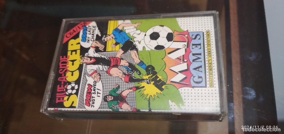 Videojuegos y consolas: FIVE A SIDE SOCCER . JUEGO COMMODORE 64. A&Ntilde;OS 80. - Foto 1