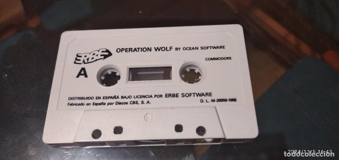 Videojuegos y consolas: JUEGO OPERATION WOLF. COMMODORE. A&Ntilde;OS 80. SOLO LA CINTA SIN CAJA - Foto 1