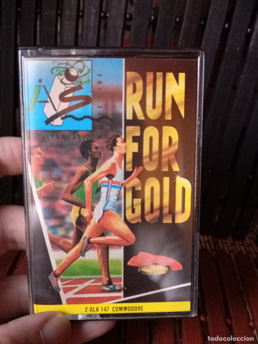 Videojuegos y consolas: Run For Gold Commodore 64 Cassette Alternative 1985 - Foto 1