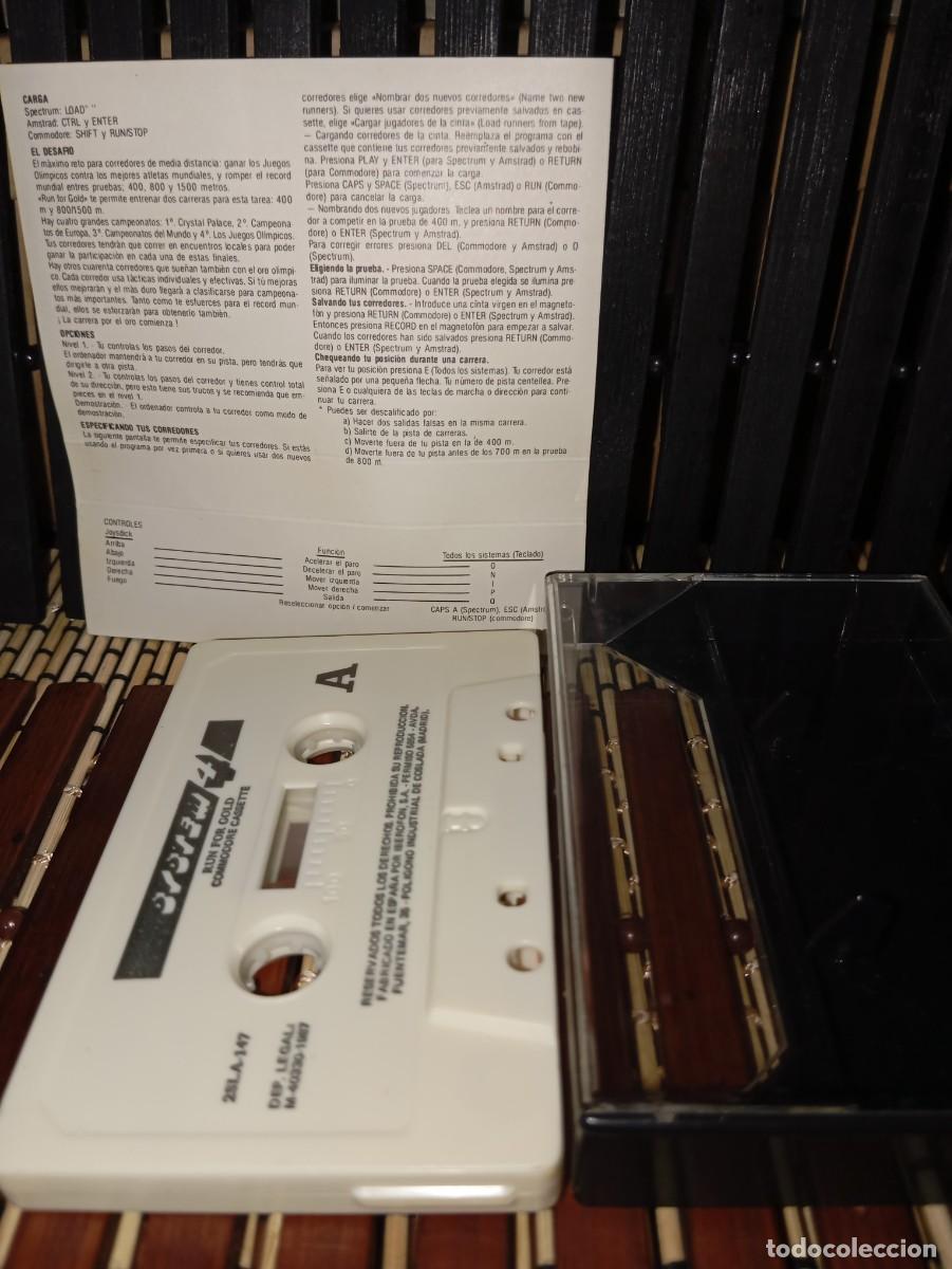 Videojuegos y consolas: Run For Gold Commodore 64 Cassette Alternative 1985 - Foto 4