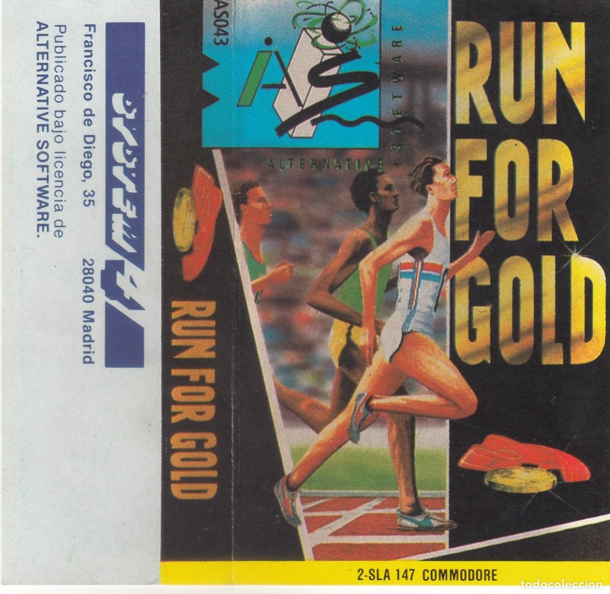 Videojuegos y consolas: Run For Gold Commodore 64 Cassette Alternative 1985 - Foto 10