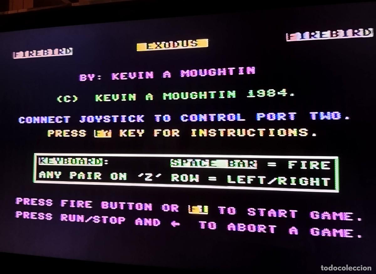 Videojuegos y consolas: Exodus Commodore 64 Cassette Firebird 1984 - Foto 7