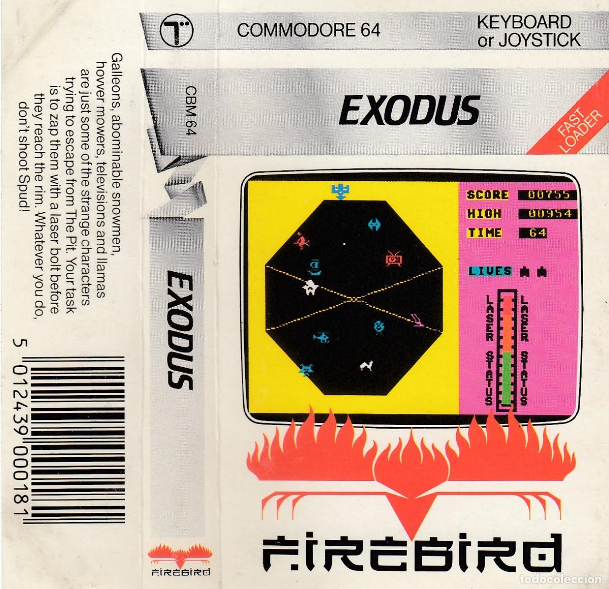Videojuegos y consolas: Exodus Commodore 64 Cassette Firebird 1984 - Foto 8