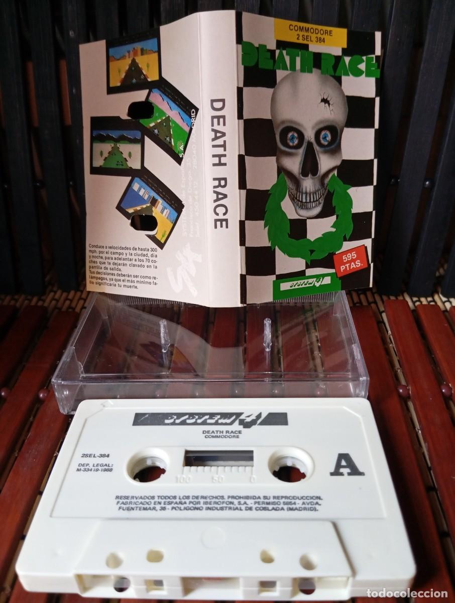 Videojuegos y consolas: Death Race Commodore 64 Cassette Atlantis 1987 - Foto 4
