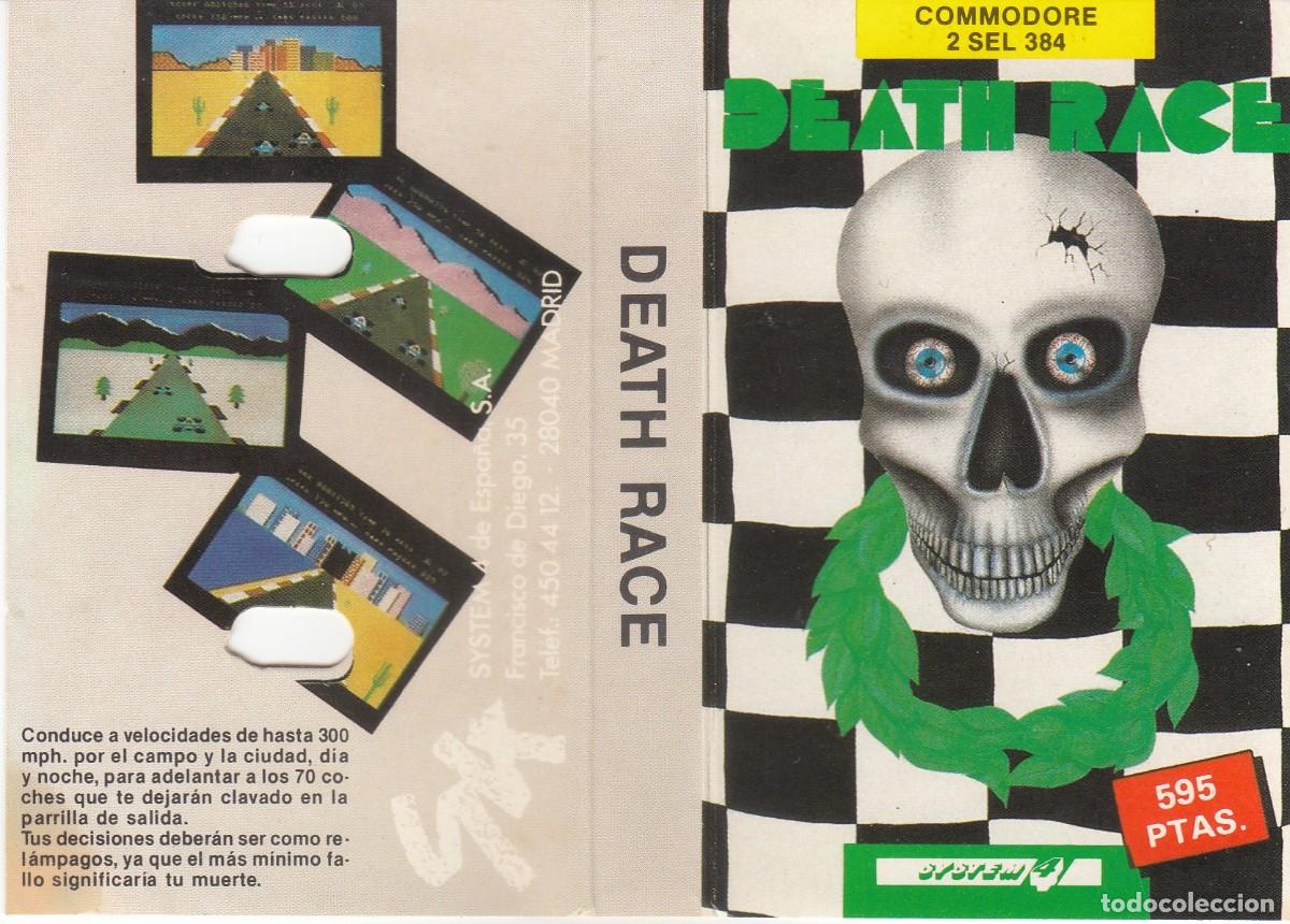 Videojuegos y consolas: Death Race Commodore 64 Cassette Atlantis 1987 - Foto 5