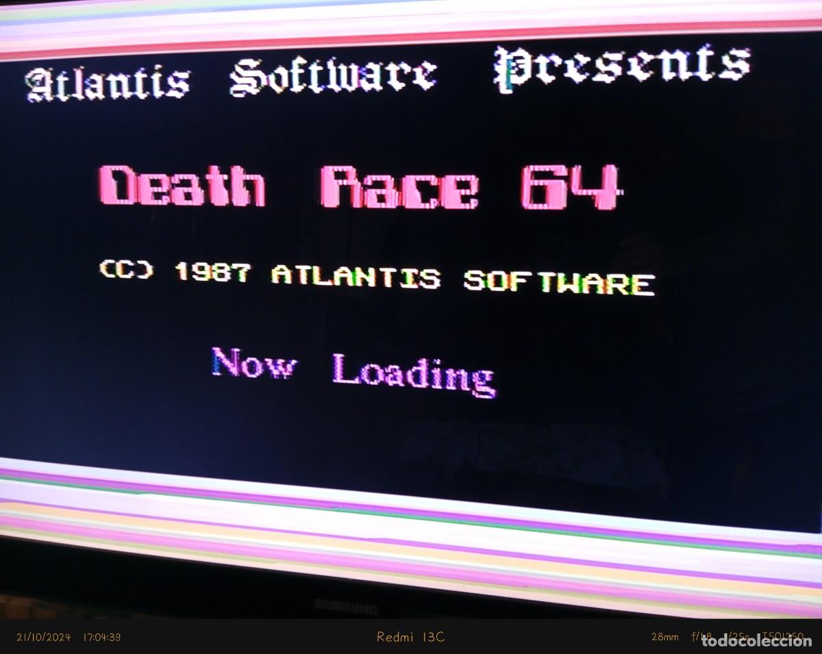 Videojuegos y consolas: Death Race Commodore 64 Cassette Atlantis 1987 - Foto 6