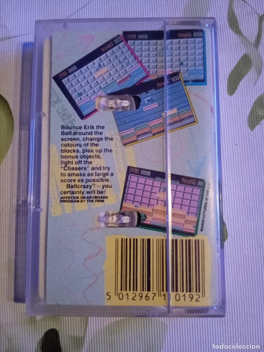 Videojuegos y consolas: Ballcrazy Commodore 64 juego cassette 1987 M.A.D. - Foto 2