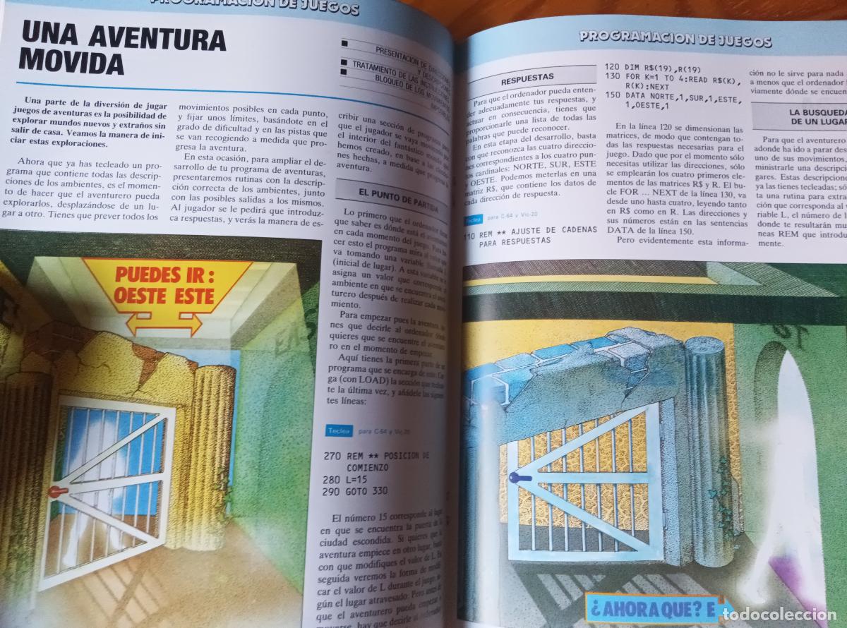 Videojuegos y consolas: IMPUT COMMODORE 6 SUPERMAN, FIGHT NIGHT, ROCK N LUCHA, LA LEY DEL OESTE, COMANDO, GOONIES, WIZARDRY - Foto 4
