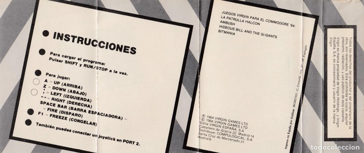 Videojuegos y consolas: Ambush Commodore 64 Cassette 1984 Virgin Games - Foto 7
