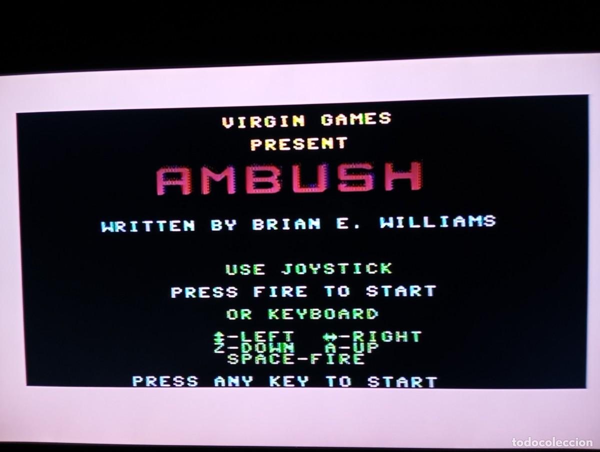 Videojuegos y consolas: Ambush Commodore 64 Cassette 1984 Virgin Games - Foto 5