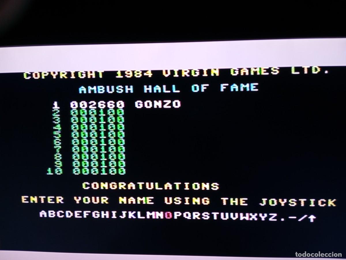 Videojuegos y consolas: Ambush Commodore 64 Cassette 1984 Virgin Games - Foto 9
