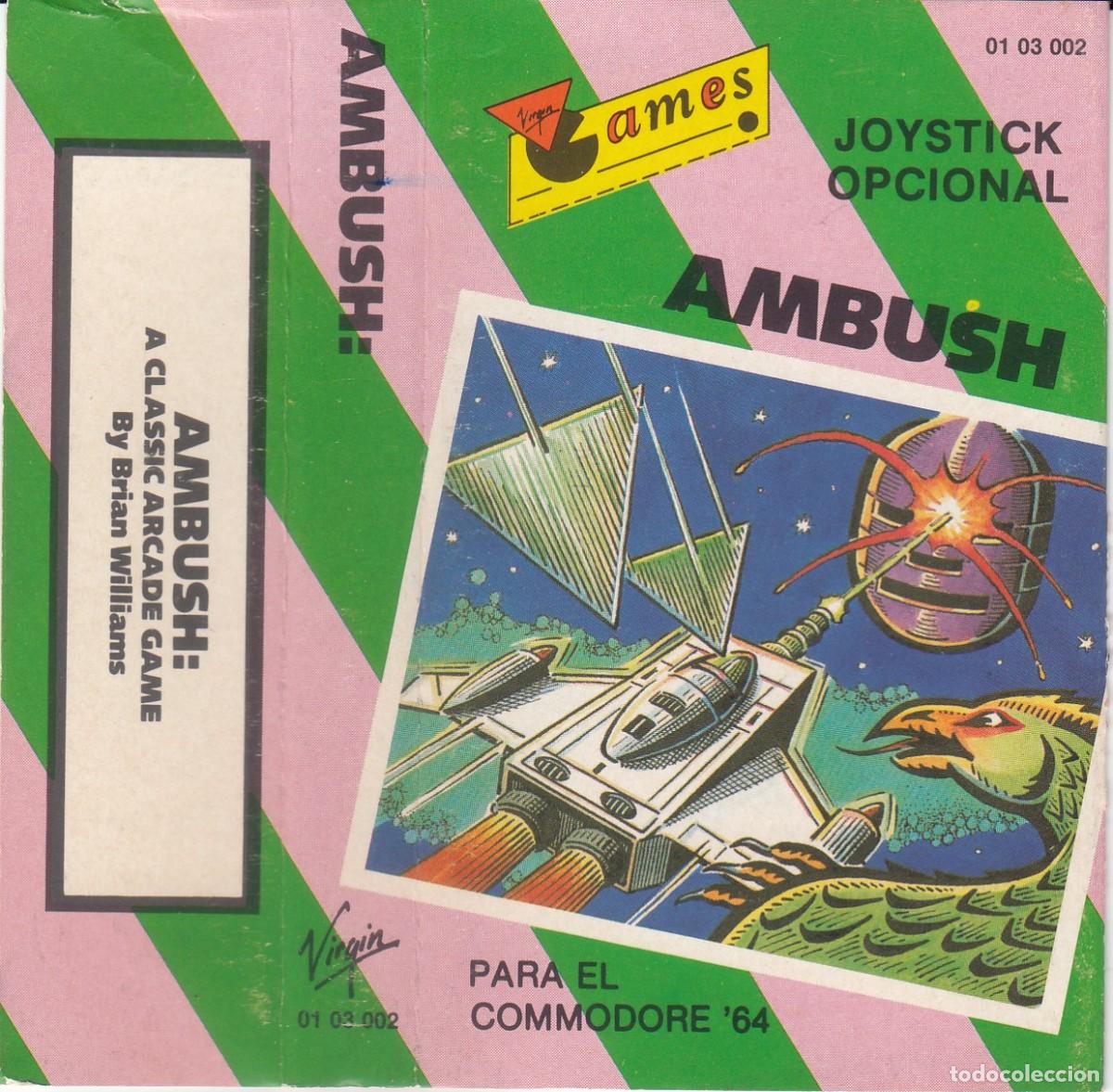 Videojuegos y consolas: Ambush Commodore 64 Cassette 1984 Virgin Games - Foto 10