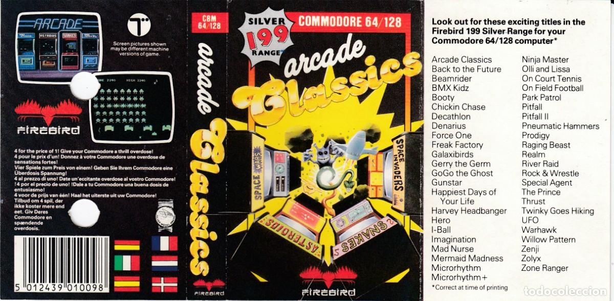 Videojuegos y consolas: Arcade Classics Commodore 64 1987 Firebird Software - Foto 12