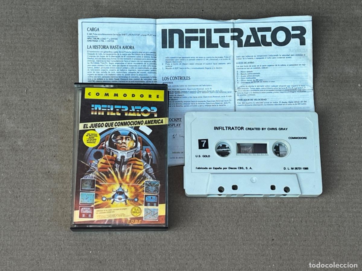 Videojuegos y consolas: JUE. JUEGO COMMODORE INFILTRATOR - Foto 1