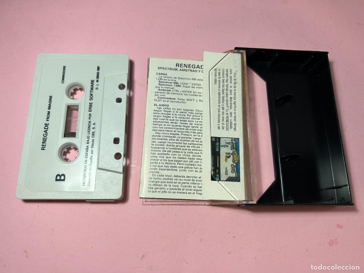 Videojuegos y consolas: RENEGADE COMMODORE 64 C64 - Foto 2