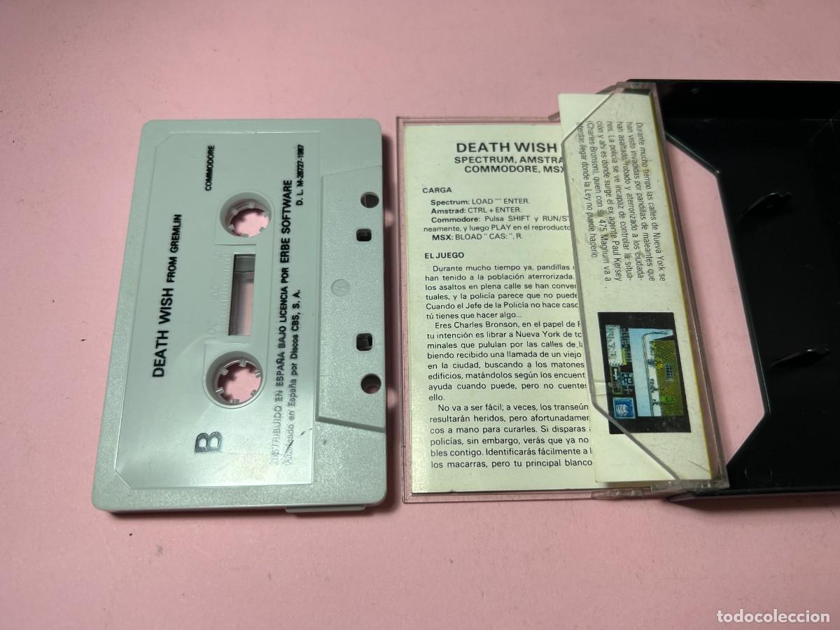Videojuegos y consolas: DEATH WISH 3 CHARLES BRONSON COMMODORE 64 C64 - Foto 2