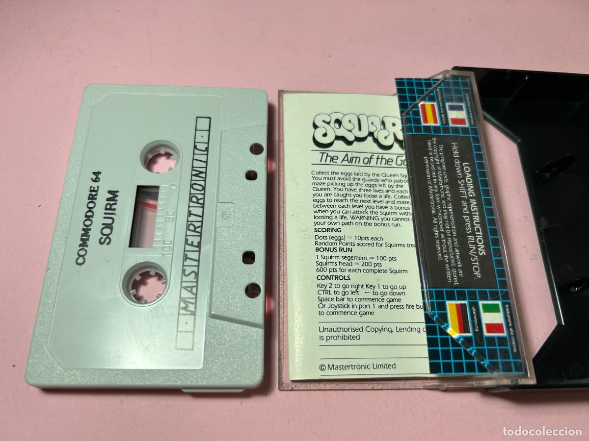 Videojuegos y consolas: SQUIRM COMMODORE 64 C64 - Foto 2
