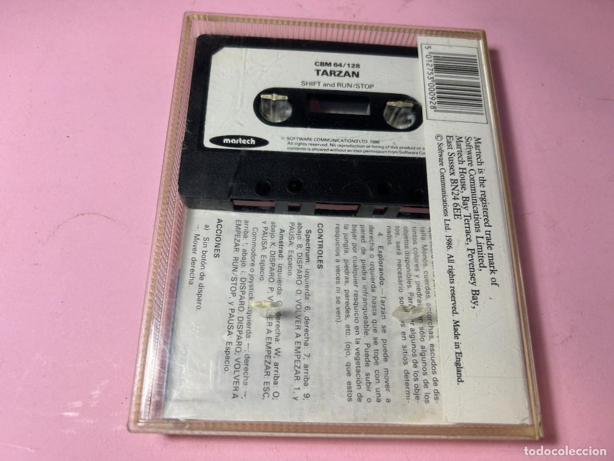 Videojuegos y consolas: TARZAN - COMMODORE 64 C64 128 - Foto 2