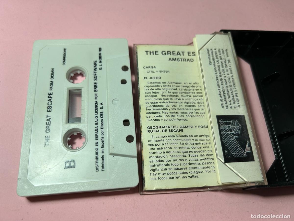 Videojuegos y consolas: GREAT ESCAPE - COMMODORE 64 C64 128 - Foto 2