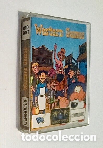 Videojuegos y consolas: Western Games [Magic Bytes] 1987 Micro-Partner - Dro Soft [Commodore 64 C64] - Foto 1