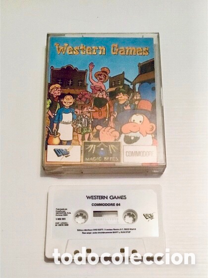 Videojuegos y consolas: Western Games [Magic Bytes] 1987 Micro-Partner - Dro Soft [Commodore 64 C64] - Foto 5