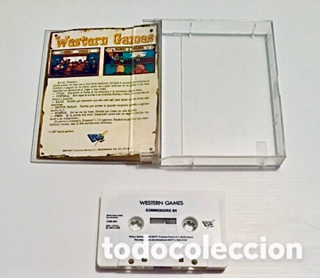 Videojuegos y consolas: Western Games [Magic Bytes] 1987 Micro-Partner - Dro Soft [Commodore 64 C64] - Foto 6
