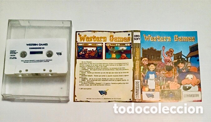 Videojuegos y consolas: Western Games [Magic Bytes] 1987 Micro-Partner - Dro Soft [Commodore 64 C64] - Foto 8