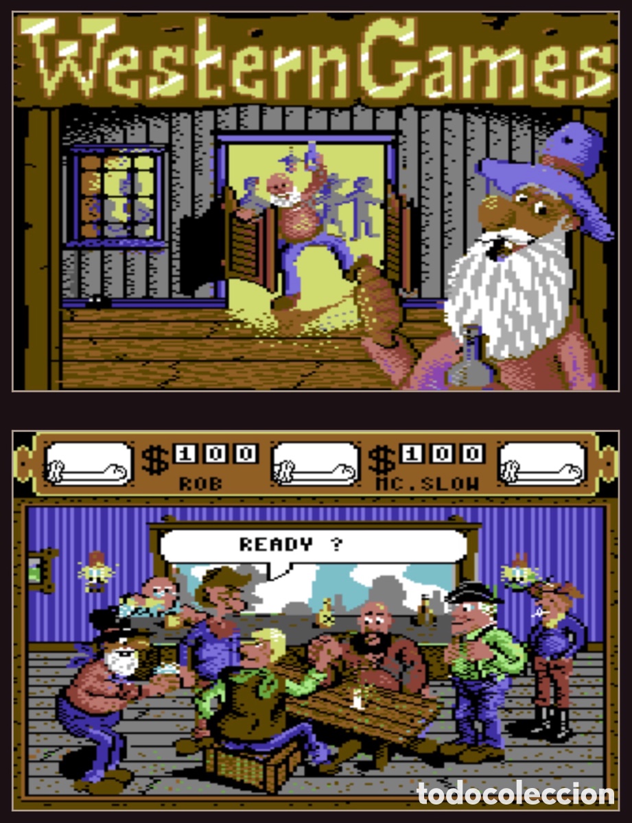 Videojuegos y consolas: Western Games [Magic Bytes] 1987 Micro-Partner - Dro Soft [Commodore 64 C64] - Foto 10
