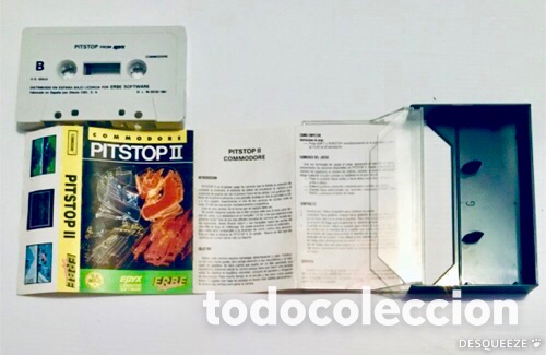 Videojuegos y consolas: PitStop II [Epyx] 1984 / 1987 - Erbe Software [Commodore 64 C64] 2 dos - Foto 8