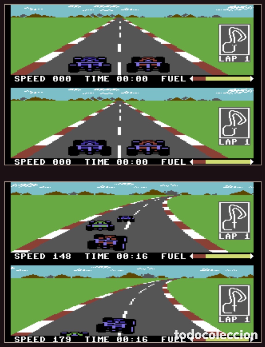 Videojuegos y consolas: PitStop II [Epyx] 1984 / 1987 - Erbe Software [Commodore 64 C64] 2 dos - Foto 10