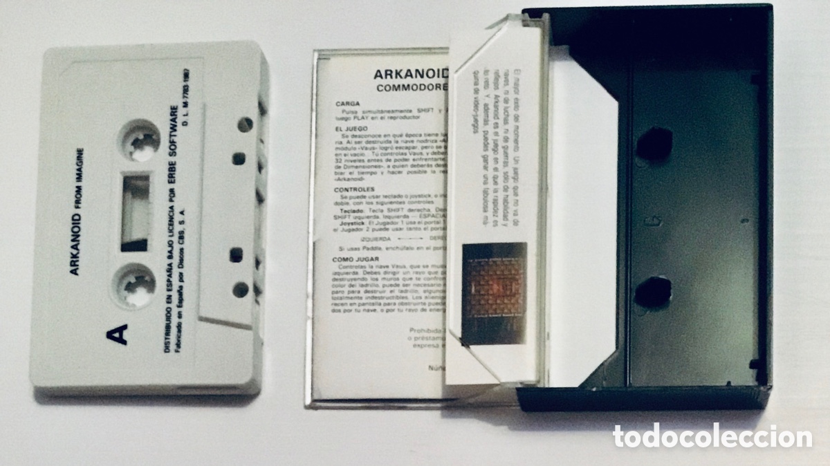 Videojuegos y consolas: Arkanoid [Imagine] 1987 - Taito - Erbe Software [Commodore 64 C64] - Foto 5