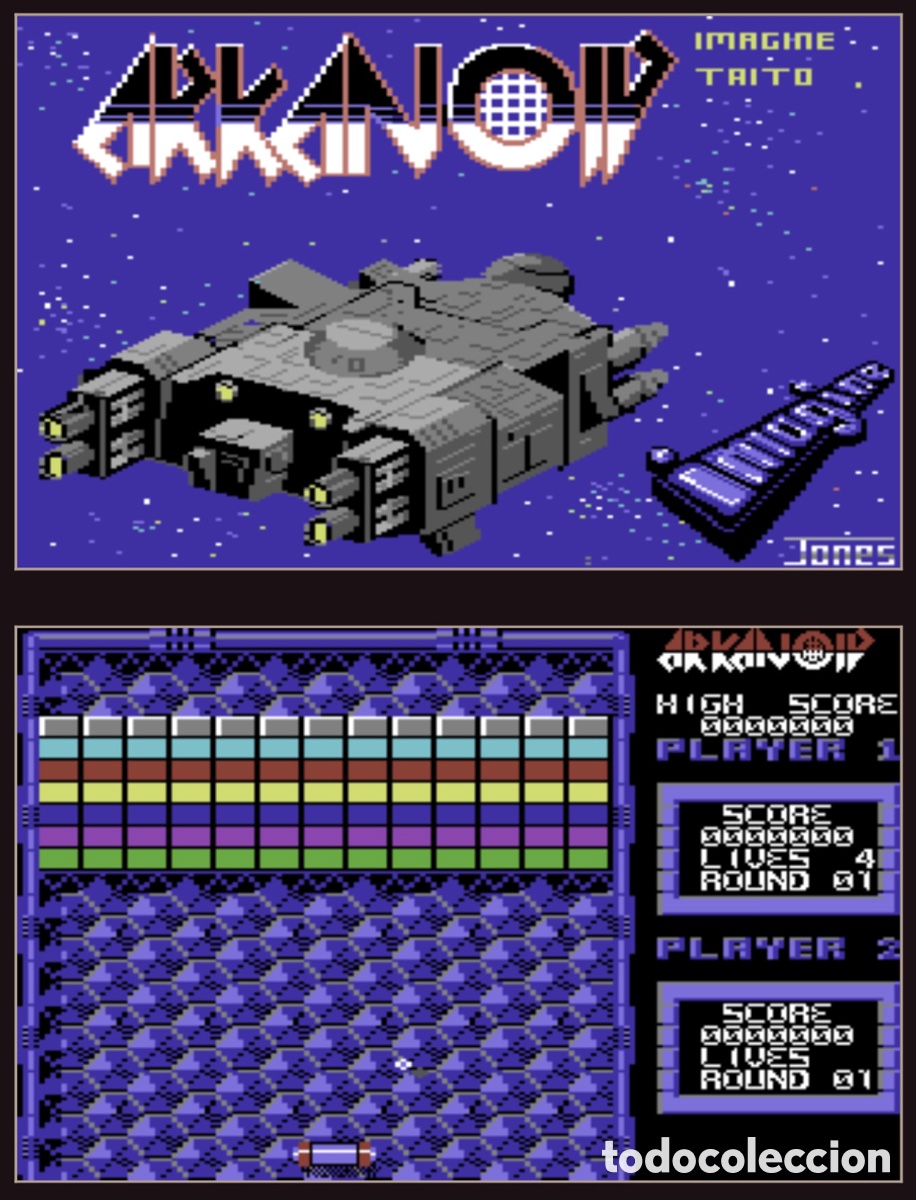 Videojuegos y consolas: Arkanoid [Imagine] 1987 - Taito - Erbe Software [Commodore 64 C64] - Foto 7