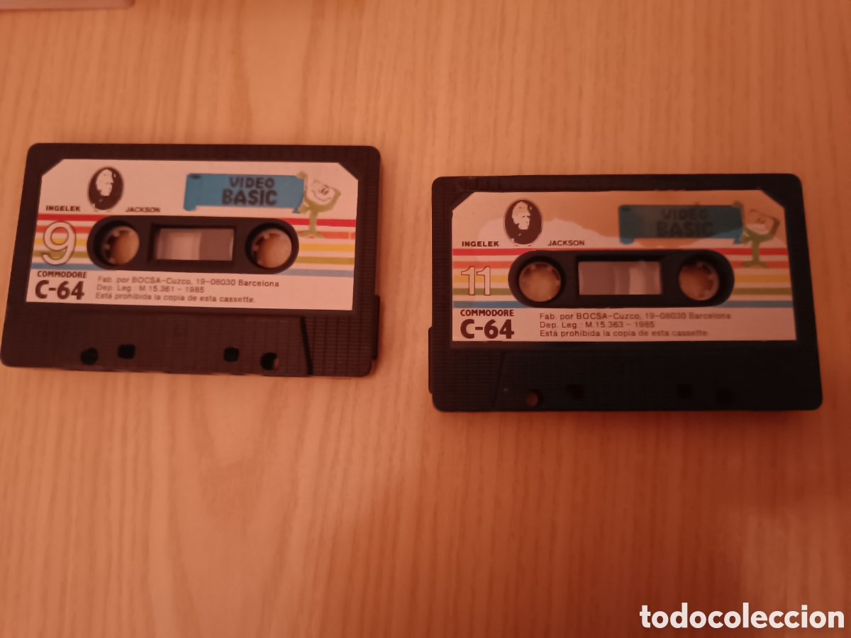 Videojuegos y consolas: LOTE 2 CINTAS - SPECTRUM - VIDEO BASIC - INGELEK JACSON - N&ordm; 9 Y 11 - - Foto 2