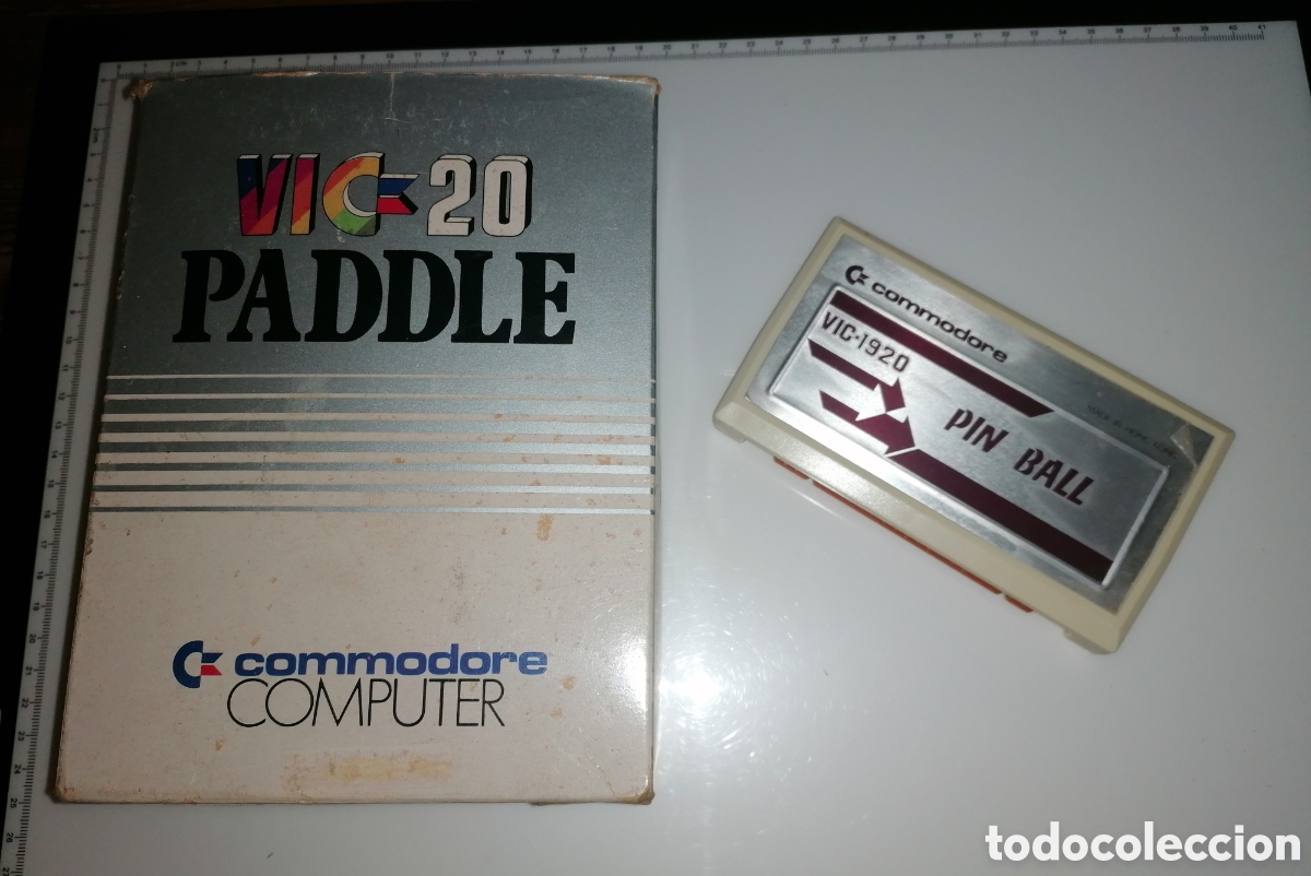 Videojuegos y consolas: COMMODORE - PIN BALL VIC-1920 + COMMODORE VIC-20 PADDLE - Foto 1