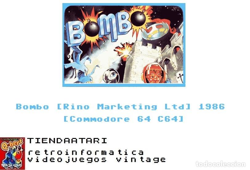 Videojuegos y consolas: Bombo [Rino Marketing Ltd] 1986 [Commodore 64 C64] - Foto 4